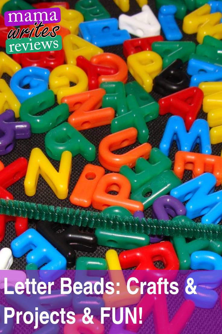 Letter Beads Crafts & Projects & FUN! Mama Writes Reviews